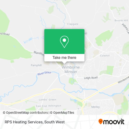 RPS Heating Services map