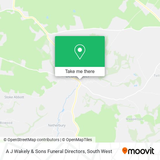 A J Wakely & Sons Funeral Directors map