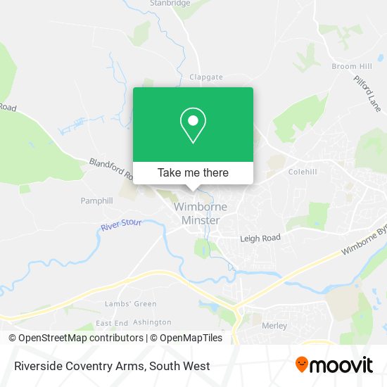 Riverside Coventry Arms map