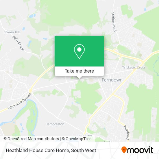 Heathland House Care Home map