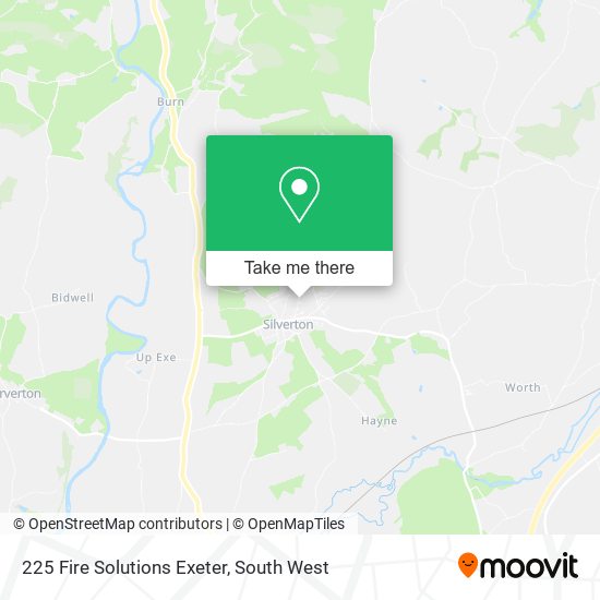 225 Fire Solutions Exeter map