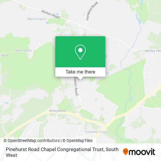 Pinehurst Road Chapel Congregational Trust map