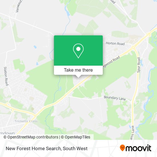 New Forest Home Search map