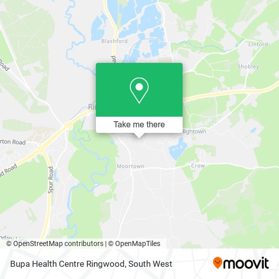 Bupa Health Centre Ringwood map