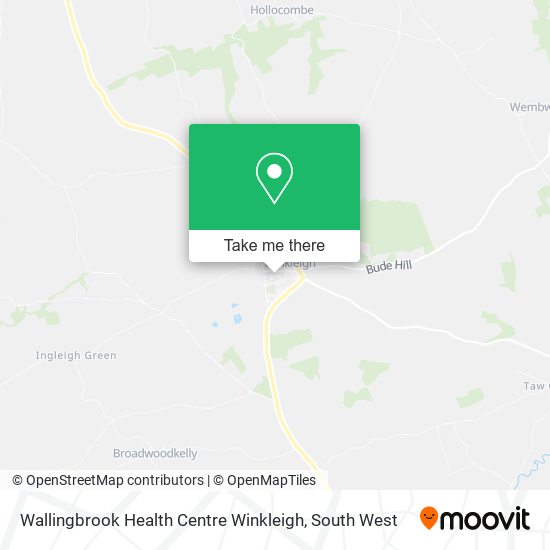 Wallingbrook Health Centre Winkleigh map