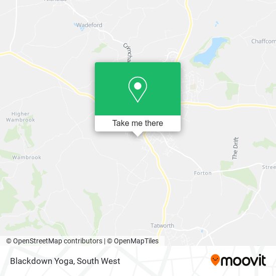 Blackdown Yoga map