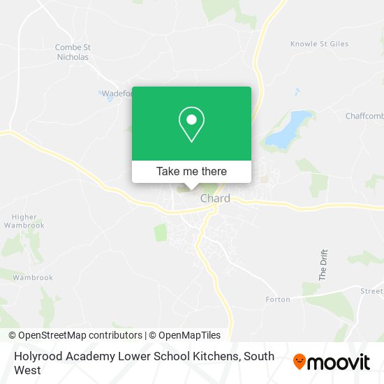 Holyrood Academy Lower School Kitchens map