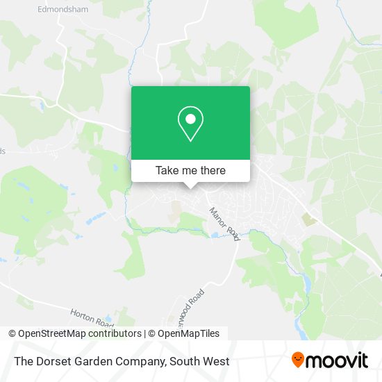 The Dorset Garden Company map