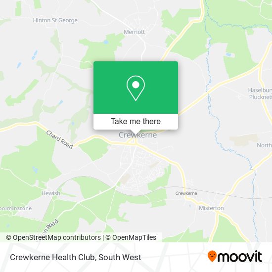 Crewkerne Health Club map