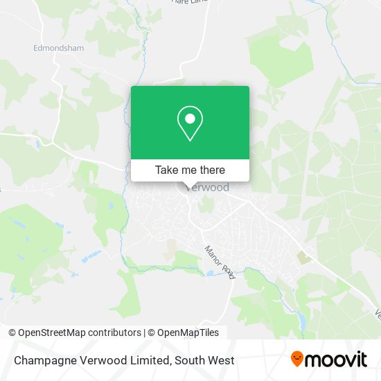 Champagne Verwood Limited map