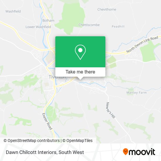 Dawn Chilcott Interiors map