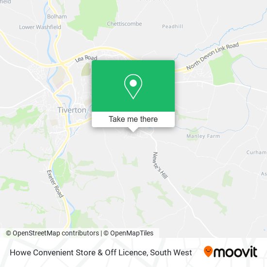 Howe Convenient Store & Off Licence map