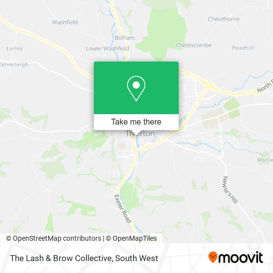 The Lash & Brow Collective map