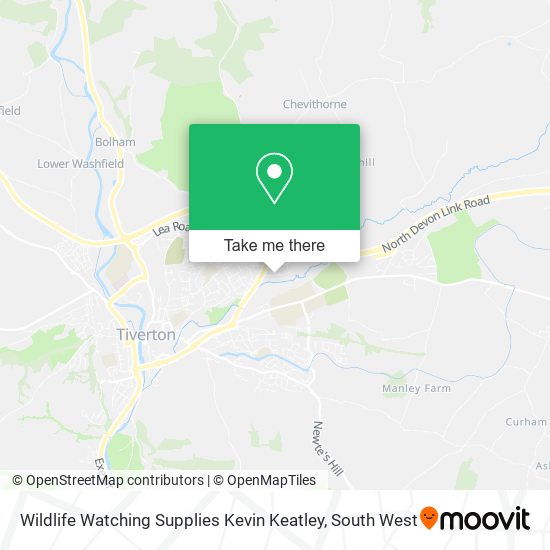 Wildlife Watching Supplies Kevin Keatley map