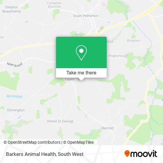 Barkers Animal Health map