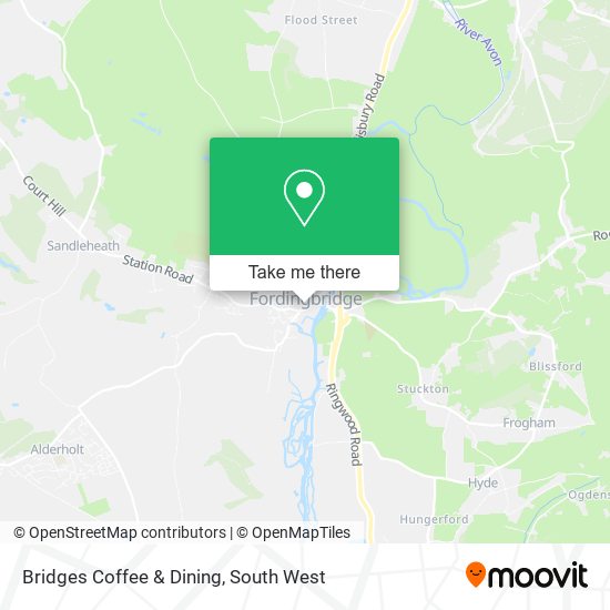 Bridges Coffee & Dining map