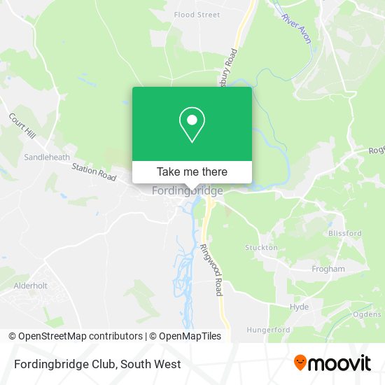 Fordingbridge Club map