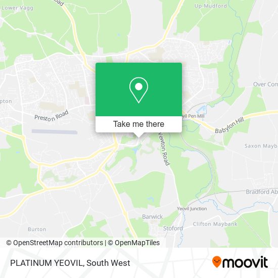 PLATINUM YEOVIL map