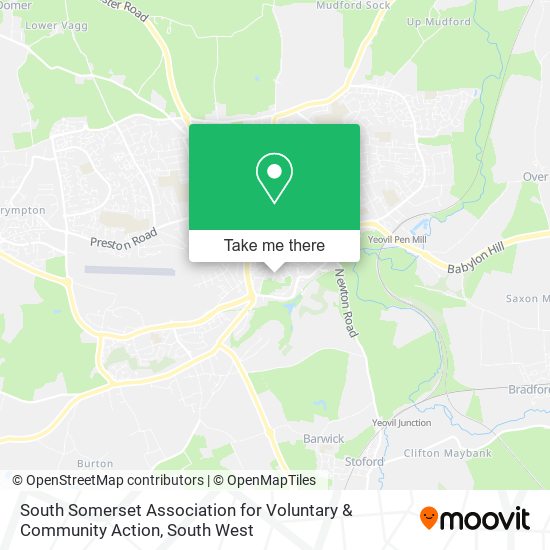 South Somerset Association for Voluntary & Community Action map