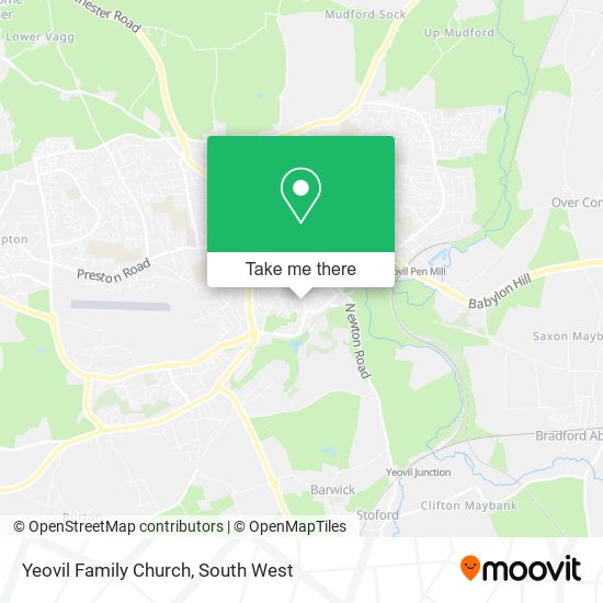 Yeovil Family Church map