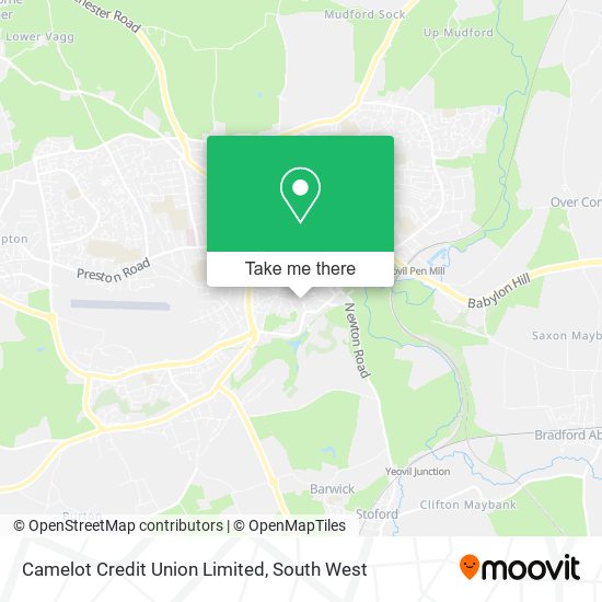 Camelot Credit Union Limited map