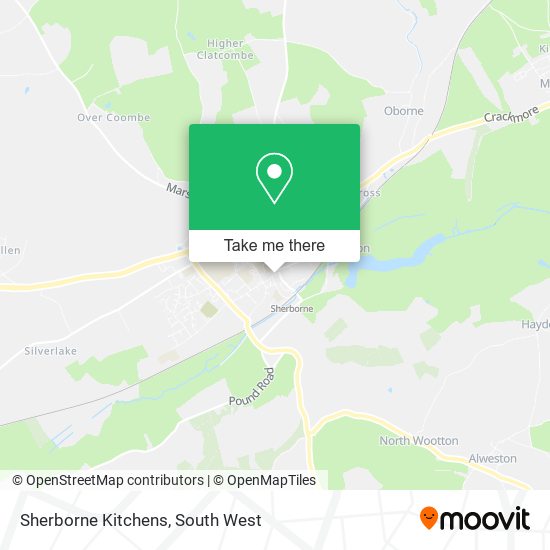Sherborne Kitchens map