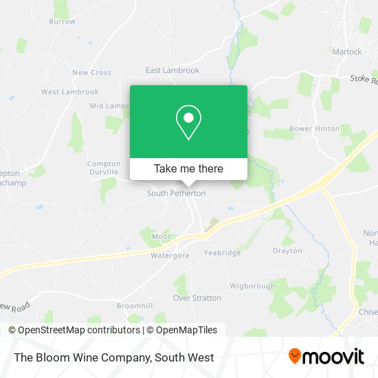 The Bloom Wine Company map