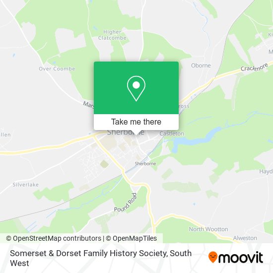 Somerset & Dorset Family History Society map