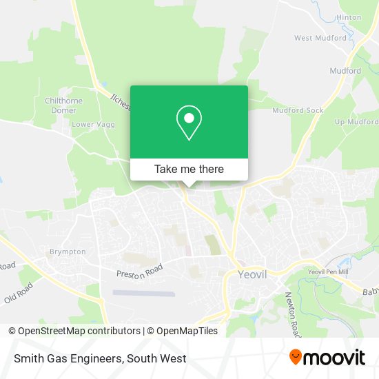 Smith Gas Engineers map