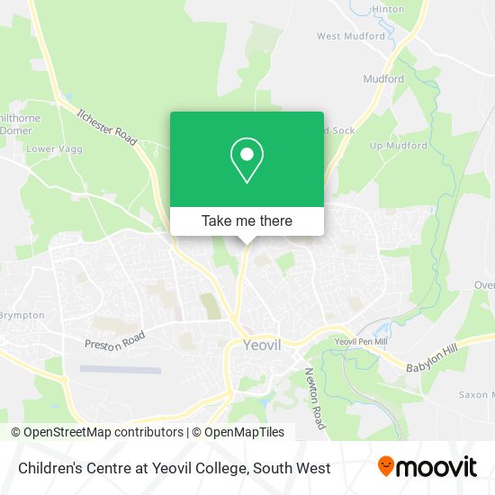 Children's Centre at Yeovil College map