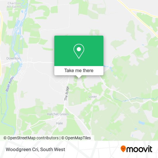 Woodgreen Cri map
