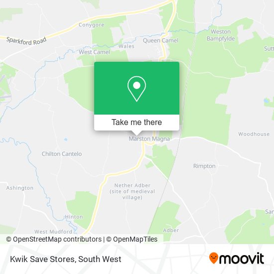 Kwik Save Stores map