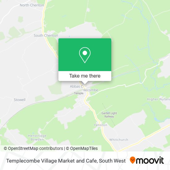 Templecombe Village Market and Cafe map