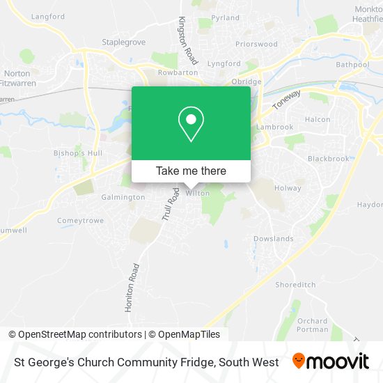 St George's Church Community Fridge map