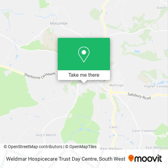 Weldmar Hospicecare Trust Day Centre map
