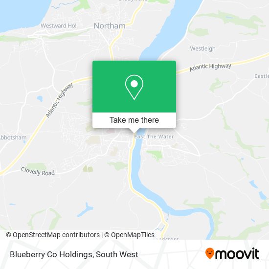 Blueberry Co Holdings map