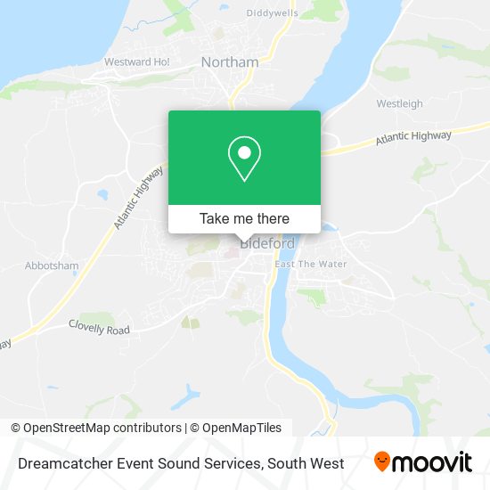 Dreamcatcher Event Sound Services map