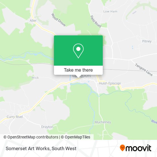 Somerset Art Works map