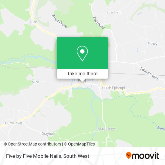 Five by Five Mobile Nails map