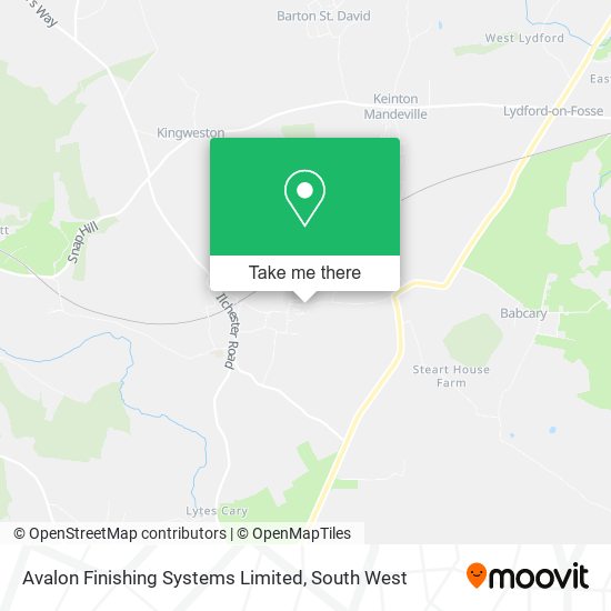 Avalon Finishing Systems Limited map