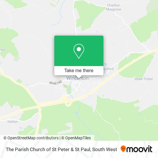 The Parish Church of St Peter & St Paul map