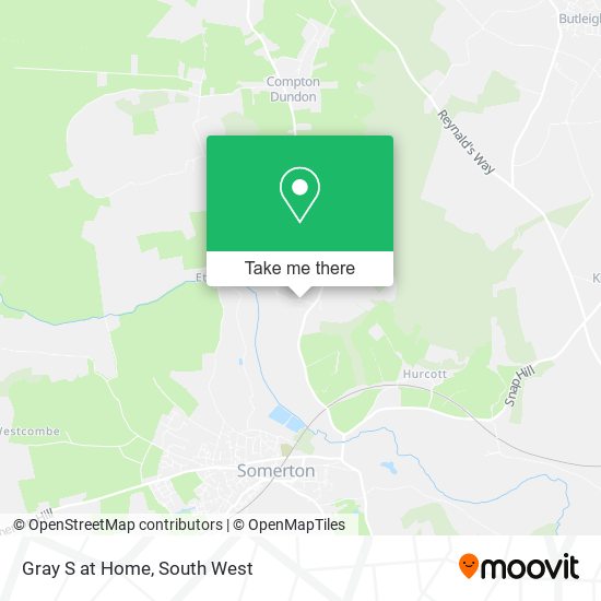 Gray S at Home map