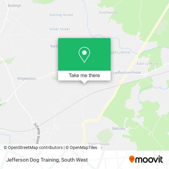 Jefferson Dog Training map
