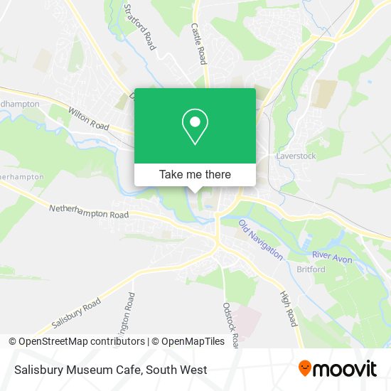 Salisbury Museum Cafe map