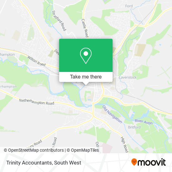 Trinity Accountants map