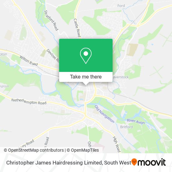 Christopher James Hairdressing Limited map