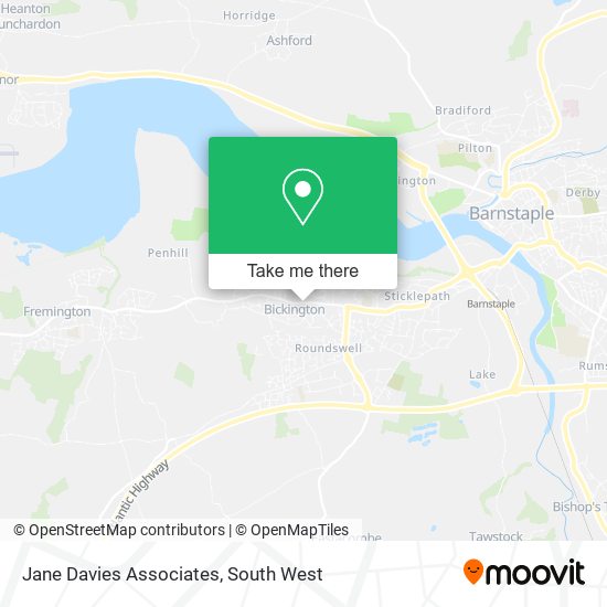 Jane Davies Associates map