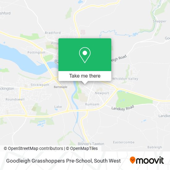 Goodleigh Grasshoppers Pre-School map