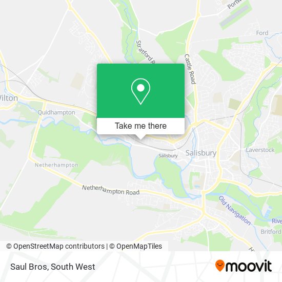 Saul Bros map