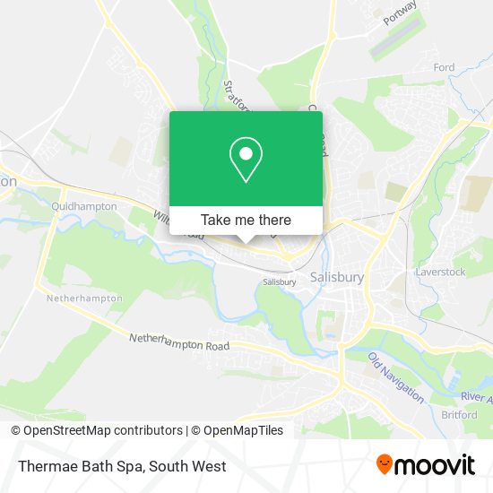 Thermae Bath Spa map